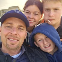Greg and Liz with two boys
